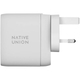 Зарядное устройство Native Union Fast GaN Charger PD 67W Dual USB-C Port, White (FAST-PD67-WHT-INT) - изображение 4