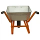Тачка садовая одноколесная 58л 120кг колесо 14" FLORA (5055324) 4490597 - изображение 4