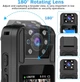 Видеокамера нагрудная Body Camera 1080p с диктофоном, поворотным объективом и дисплеем - изображение 3