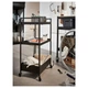 Візок чорний 50,5х30х83см Ikea NISSAFORS 203.997.77 - изображение 7