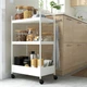 Візок білий 50,5х30х83см Ikea NISSAFORS 404.657.33 - изображение 6