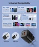 Зарядное устройство смартфона Choetech PD5006 33W fast charger QC3.0/PD/PPS Black - изображение 7