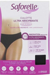 Majtki menstruacyjne Saforelle Ultra Absorbent Short Rozmiar M Czarny (3700399100394) - obraz 1