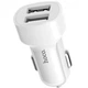 Зарядне автомобільне HOCO Z2A (2USB 2.4A) MicroUSB Білий - изображение 3