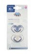 Набор пустышек силиконовых симметричных 2 шт. Pure Color Синих Canpol babies 6-18 м (5903407992709) - изображение 7