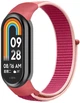 Ремешок Drobak Nylon Premium для Xiaomi Mi Smart Band 8/9/10 Pomegranate (191958) - изображение 1