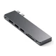 Адаптер Satechi Aluminum USB-C Pro Hub Slim Adapter Space Gray (ST-HUCPHSM) - изображение 1