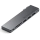 Адаптер Satechi Aluminum USB-C Pro Hub Slim Adapter Space Gray (ST-HUCPHSM) - изображение 7
