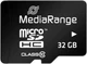 Карта памяти MediaRange 32GB microSDHC memory card, Class 10, with SD adapter (MR959) - изображение 1