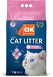 Наповнювач бентонітовий AK Cat COMPACT CAT LITTER грудкувальний Дитяча присипка, 5 кг - зображення 1