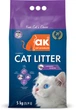 Наповнювач бентонітовий AK Cat COMPACT CAT LITTER грудкувальний Лаванда, 5 кг - изображение 1