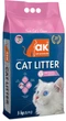 Наповнювач бентонітовий AK Cat COMPACT CAT LITTER грудкувальний Дитяча присипка, 5 кг - зображення 2
