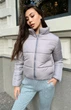 Жіноча куртка демісезонна коротка KM 2010 S - XS Сірий ( К - 2010/6 A ) - зображення 3