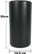 Массажный ролик-валик для МФР и йоги EasyFit EPP Roller 30 см роллер-массажер для спины, ног, рук и шеи EF-2035 Черный (56001371) - изображение 2