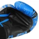 Перчатки для бокса кожаные на липучке Twins Special Tribal 9952 10 унций Black-Blue - изображение 2