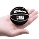 Міні-м'яч баскетбольний для дриблінгу Wilson NBA Dribbler 6 см чорний (WTB1100PDQNBA) - зображення 1