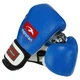 Перчатки для бокса кожаные на липучке Maraton DMAX Heroe 12 унций Blue-White - изображение 4