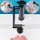 Змішувач трансформер Swiveling Faucet обертовий для ванної кімнати та кухні | Кран універсальний на раковину поворотний Чорний - зображення 5