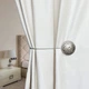 Магнітний підхоплення для штор Металік Combs круглий Срібло Adagio Windows Decor, шторні аксесуари та тримачі - зображення 1