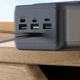 Power Bank XO PR160 PD20W+QC22.5W 80000mAh Портативний Акумулятор Повербанк 3USB/Type-C/micro-USB/Lightning швидка зарядка для пристроїв Чорний - зображення 5