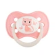 Пустышка латексная круглая Animals Розовая Canpol Babies 0-6 м (5903407225937) - изображение 1