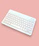 Бездротова клавіатура VHG QS-1010 Wireless Keyboard, White-Pink - изображение 2