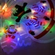 Светодиодная комнатная гирлянда бахрома объемные 3D снеговики и снежинки 88 LED светодиодов 3.2 м (475456-Prob) Мультицветная - изображение 2