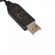 Кабель для питания роутеров и других устройств 5.5*2.5 мм. / USB 5 вольт на DC 9 вольт / 100 см. / черный - изображение 5