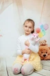Мягкая игрушка "Кот Батон" 50 см Подушка - обнимашка розовый - изображение 1