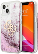 Панель Guess 4G Big Liquid Glitter для Apple iPhone 13 mini Pink (3666339024673) - зображення 1