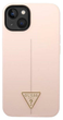 Панель Guess Silicone Triangle для Apple iPhone 14 Plus Pink (3666339065935) - зображення 1