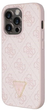 Панель Guess Crossbody 4G Metal Logo для Apple iPhone 14 Pink (3666339147181) - зображення 1