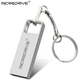 Металлическая USB Флешка 128гб для компьютера, ноутбука Microdata Aluminum 128GB Серый - изображение 1