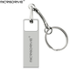 Металлическая USB Флешка 128гб для компьютера, ноутбука Microdata Aluminum 128GB Серый - изображение 3