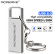 Металлическая USB Флешка 128гб для компьютера, ноутбука Microdata Aluminum 128GB Серый - изображение 8