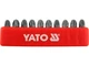 Набір насадок викруткових "Pozidriv" РZ3 x 25 мм. HEX 1/4" 10 шт. YATO (YT-0472) - изображение 1