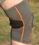 Наколенник MadMax MFA-297 Knee Support with Patella Stabilizer Dark Grey/Orange L - изображение 4