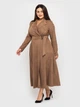Платье "Инес" (коричневый) 52 (XXL) - изображение 2