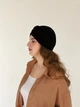 Шапка тюрбан летняя хлопковая D.Hats черного цвета - изображение 2