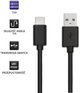 Kabel Qoltec USB Typ-C - USB Typ A 1.5 m czarny (5901878504896) - obraz 2