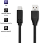 Кабель Qoltec USB-Typ C - USB Typ A 0.25 m чорний (5901878504964) - зображення 2