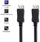 Kabel Qoltec DisplayPort v1.4 - DisplayPort v1.4 8K 0.5 m czarny (5901878505848) - obraz 2