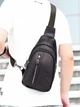 Сумка-слінг чоловіча шкіряна Tiding Bag FL-A25F-5055A Чорна - зображення 4