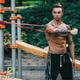 Эспандер петля Training Resist Красная 13 мм фитнес резинка для спорта и подтягиваний - изображение 5