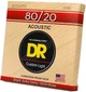 Струни для акустичної гітари DR STRINGS HI-BEAM ACOUSTIC 80/20 BRONZE - CUSTOM LIGHT (11-50) - зображення 2
