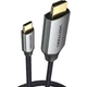 Кабель Vention Type-C to HDMI 2.0 1.5 м (CRBBG) сірий - зображення 2