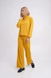 Женский спортивный костюм гольф + брюки клеш Подіум 28225-MUSTARD S Горчичный - изображение 5
