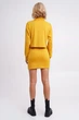 Трикотажний костюм гольф + міні спідниця з розпоркою Подіум 28200-MUSTARD M Гірчичний - зображення 2