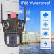 Уличная WiFi IP камера ZA-839-4-W черная 16Мп 4 объектива Zoom 10x - изображение 8