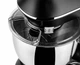 Кухонний планетарний комбайн MalTec MaltecChef2200W BL 2200 Вт з насадками та силіконовою лопаткою Чорний із сріблястим - зображення 10
